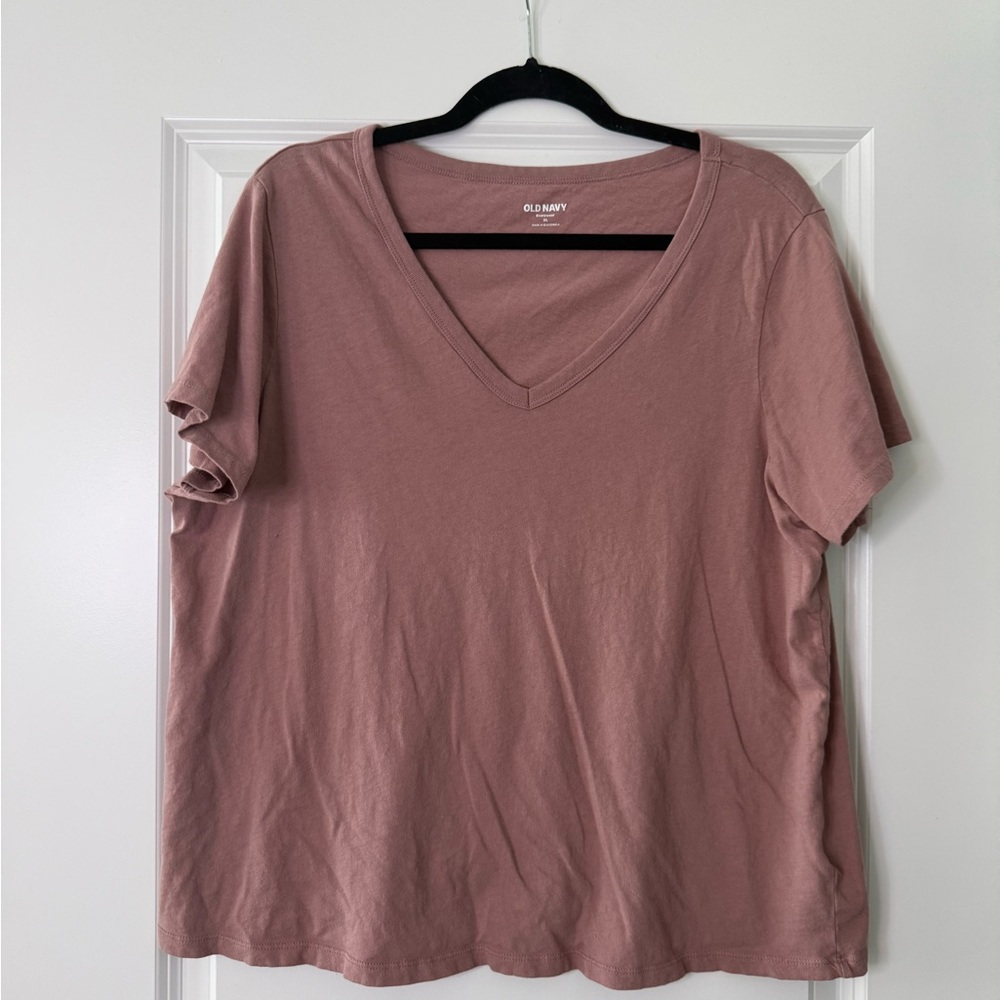 Old Navy Pink Short Sleeve Relaxed T-Shirt